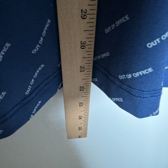 Mizzen+Main Polo Shirt Mens XL Blue Out of Office Performance Stretch Classic - Picture 11 of 11